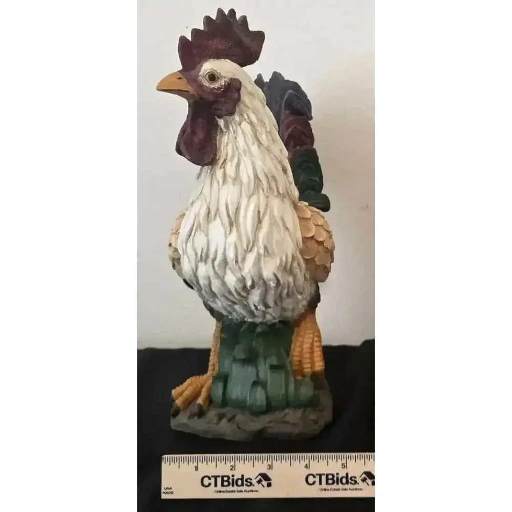Rooster Resin Figurine Decor
